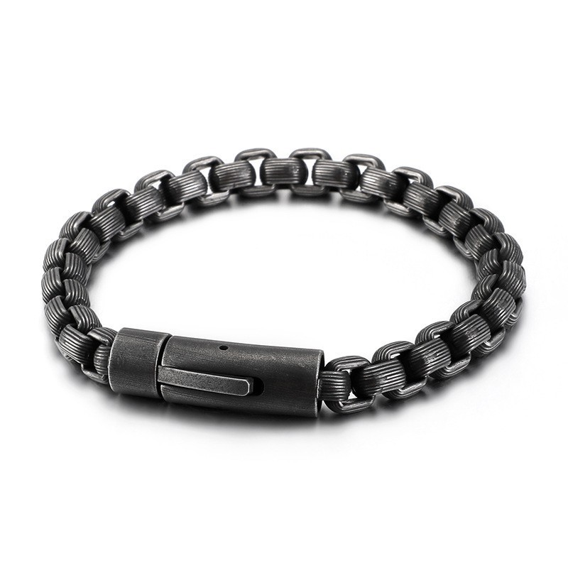 Bracciale Da Motociclista In Titanio Da Uomo, Stile Retrò, Nuovo E Alla Moda Bracciale Da Motociclista In Titanio Da Uomo, Stile Retrò, Nuovo E Alla Moda