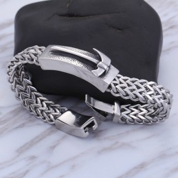 Bracciale Da Uomo In Titanio Piegato Shake The Same Axe