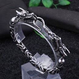 Bracciale In Titanio Cool Chic Tap Hook Per Uomo