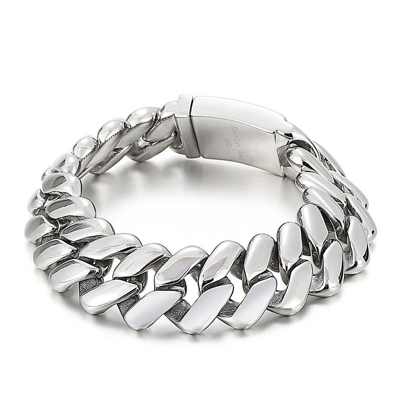 Bracciale In Titanio A Forma Di Diamante Chic Wind Bracciale In Titanio A Forma Di Diamante Chic Wind
