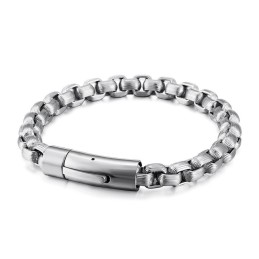 Nuovo Braccialetto Da Uomo In Titanio Con Catena Da Motociclista In Stile Retrò, Alla Moda, Gioiello Da Mano.