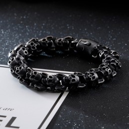 Bracciale Con Testa Di Fantasma, Gioiello Vintage Con Teschio
