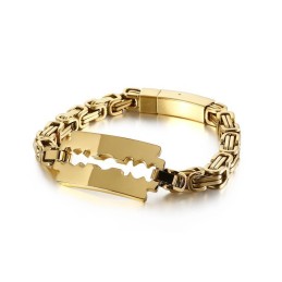 Catena In Titanio Emperor Blade Bent Brand Tide Jewelry