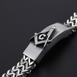 Bracciale Massonico Alla Moda Da Uomo