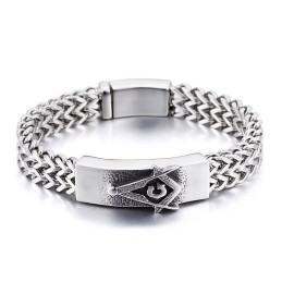 Bracciale Massonico Alla Moda Da Uomo