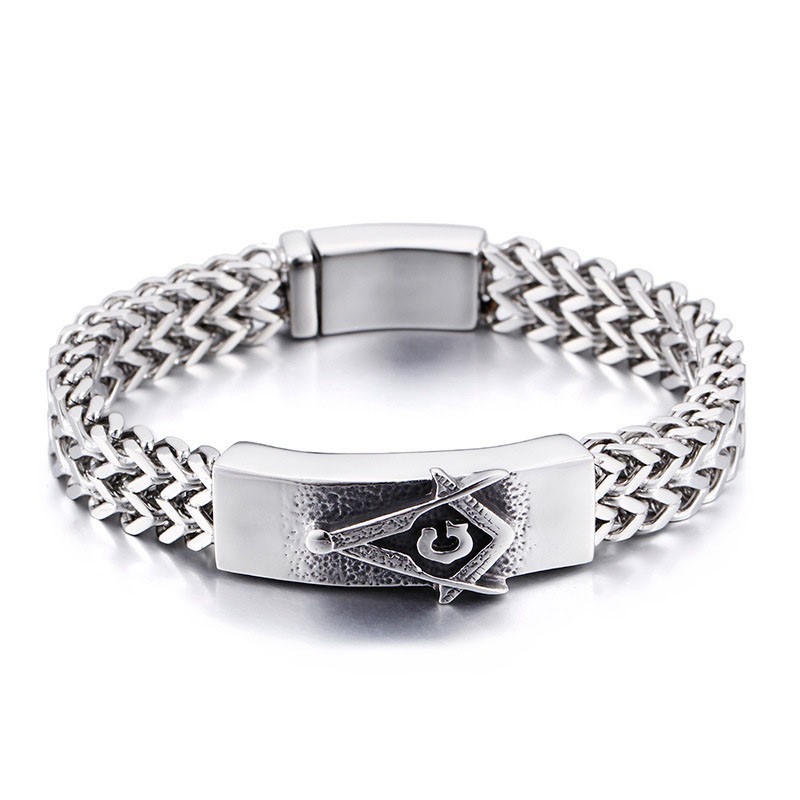 Bracciale Massonico Alla Moda Da Uomo Bracciale Massonico Alla Moda Da Uomo