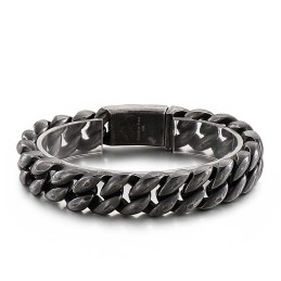 Bracciale Da Uomo In Titanio 18 Carati Placcato Sotto Vuoto