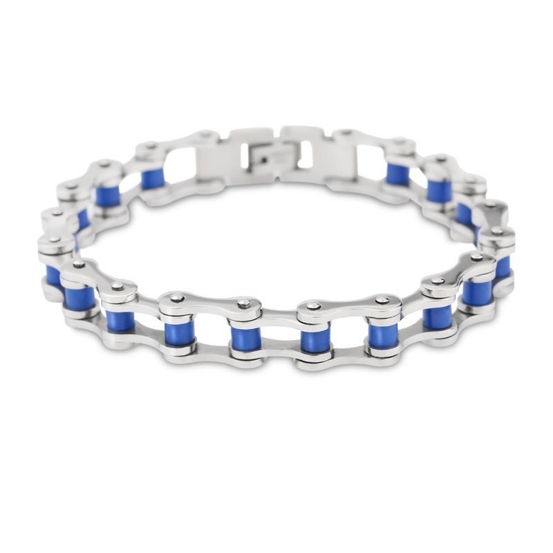 Bracciale Da Bicicletta Sottile In Titanio Tide Da Uomo, Stile Fashion Chic Bracciale Da Bicicletta Sottile In Titanio Tide Da Uomo, Stile Fashion Chic