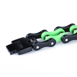 Bracciale Da Ciclista Da Uomo In Titanio Elettroplaccato Stile Rock Hip-Hop