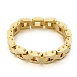 Bracciale In Titanio Galvanizzato Stile Chic Per Uomo