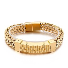 Bracciale In Titanio Da Uomo In Stile Hip-Hop Alla Moda