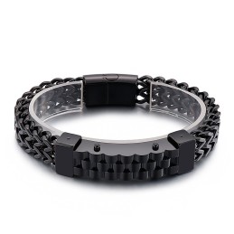 Bracciale In Titanio Da Uomo In Stile Hip-Hop Alla Moda
