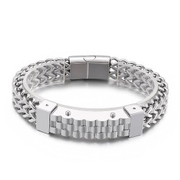 Bracciale In Titanio Da Uomo In Stile Hip-Hop Alla Moda