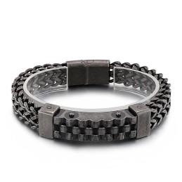 Bracciale In Titanio Da Uomo In Stile Hip-Hop Alla Moda
