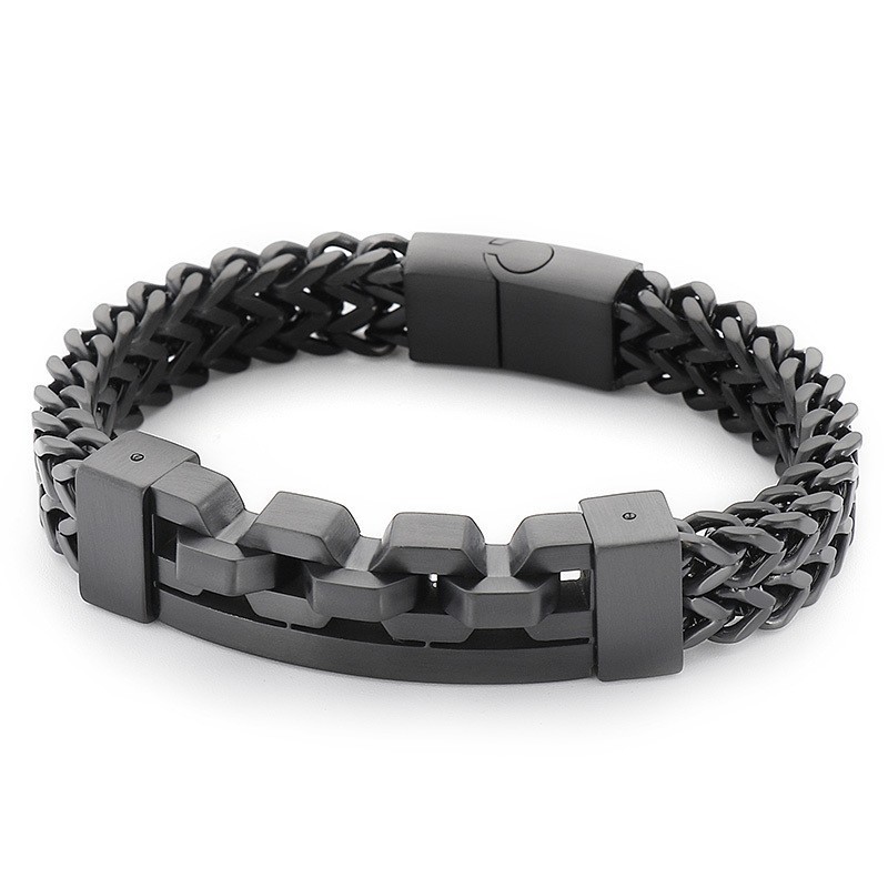 Bracciale In Titanio Cavo Quadrato Alla Moda Per Uomo Bracciale In Titanio Cavo Quadrato Alla Moda Per Uomo