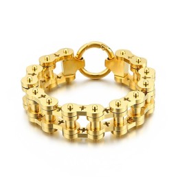 Bracciale Da Uomo In Titanio Con Croce Cava, Stile Rock Hip-Hop, Per Bicicletta
