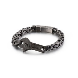 Bracciale Da Uomo In Titanio Con Piastra Curva E Chiave Inglese Cool Back To The Curved