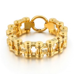 Bracciale Da Uomo In Titanio Con Motivo Pirata, Stile Rock Hip-Hop, Stile Bicicletta