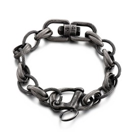 Braccialetti In Titanio Con Giunzioni Di Parole O Di Moda Da Strada Per Uomo