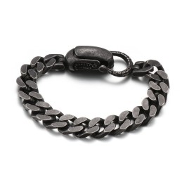Bracciale Cubano In Titanio Chic Per Uomo