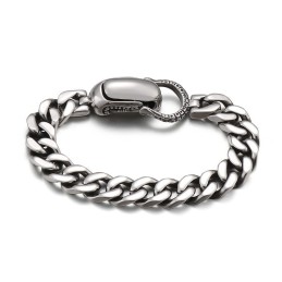 Bracciale Cubano In Titanio Chic Per Uomo