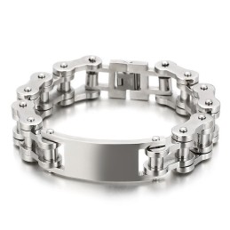Bracciale In Titanio Da Motociclista In Stile Cool Ed Elegante Per Uomo