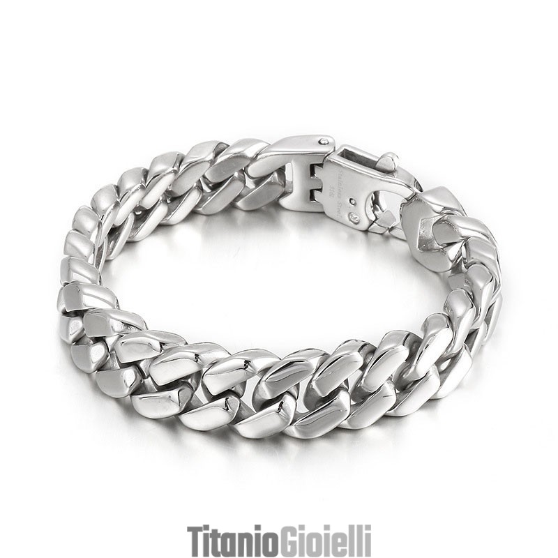 Bracciale In Titanio Da Uomo Hip Hop