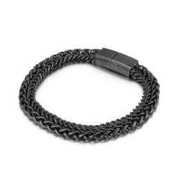 Bracciale In Titanio A Doppio Strato Cool Chic Da Uomo