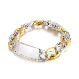 Bracciale In Titanio Da Uomo Alla Moda Hip Hop Rock