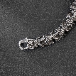 Bracciale In Titanio Da Uomo Cool Skull