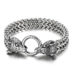 Bracciale Da Uomo In Titanio Color Acciaio Zodiac Fashion