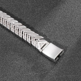 Bracciale In Titanio Con Osso Di Serpente, Stile Chic, Da Uomo, Ideale Come Regalo