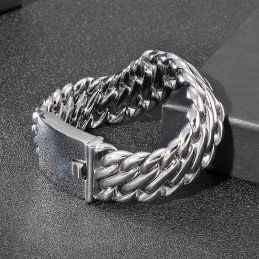 Bracciale In Titanio Da Uomo Alla Moda Hip Hop Rock