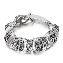 Bracciale In Titanio Da Uomo Cool Skull