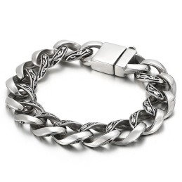 Bracciale In Titanio Cool Chic Per Uomo