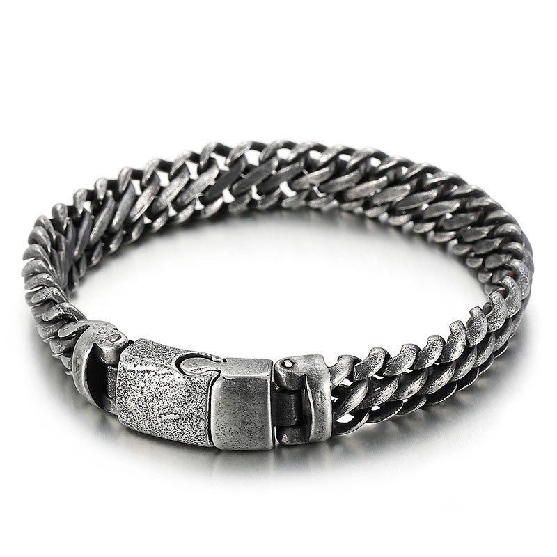 Accessori Per Braccialetti Da Uomo In Titanio Con Chiusura A Scatto, Semplici E Alla Moda Accessori Per Braccialetti Da Uomo In Titanio Con Chiusura A Scatto, Semplici E Alla Moda