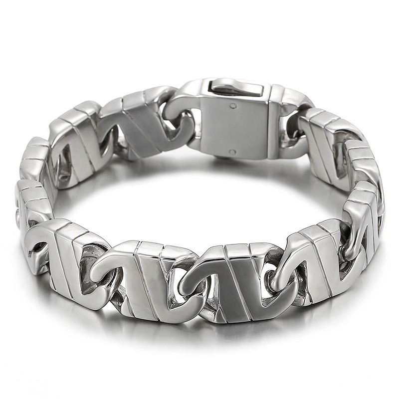 Braccialetti Da Uomo In Titanio Alla Moda Ed Eleganti Come Regalo Braccialetti Da Uomo In Titanio Alla Moda Ed Eleganti Come Regalo