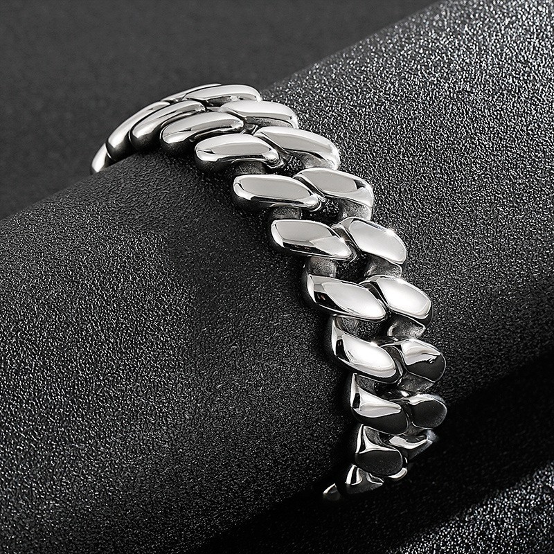Bracciale In Titanio A Forma Di Diamante Chic Wind Bracciale In Titanio A Forma Di Diamante Chic Wind