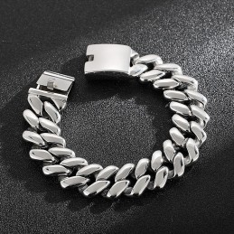 Bracciale In Titanio A Forma Di Diamante Chic Wind