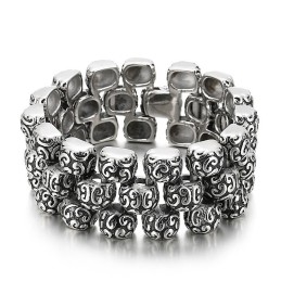 Bracciale In Titanio Grezzo Da Uomo
