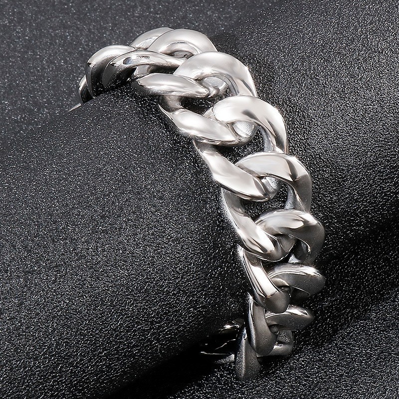 Gioielli Da Uomo Alla Moda, Braccialetti In Titanio Lucido Gioielli Da Uomo Alla Moda, Braccialetti In Titanio Lucido