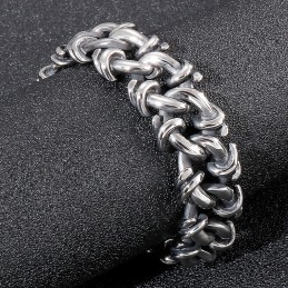 Bracciale Da Uomo In Titanio Esagerato, Gioiello Per Le Mani