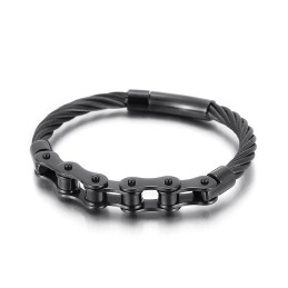 Bracciale Da Motociclista In Titanio Stile Chic Per Uomo E Donna