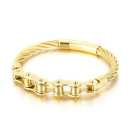 Bracciale Da Motociclista In Titanio Stile Chic Per Uomo E Donna