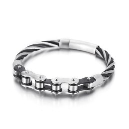 Bracciale Da Motociclista In Titanio Stile Chic Per Uomo E Donna