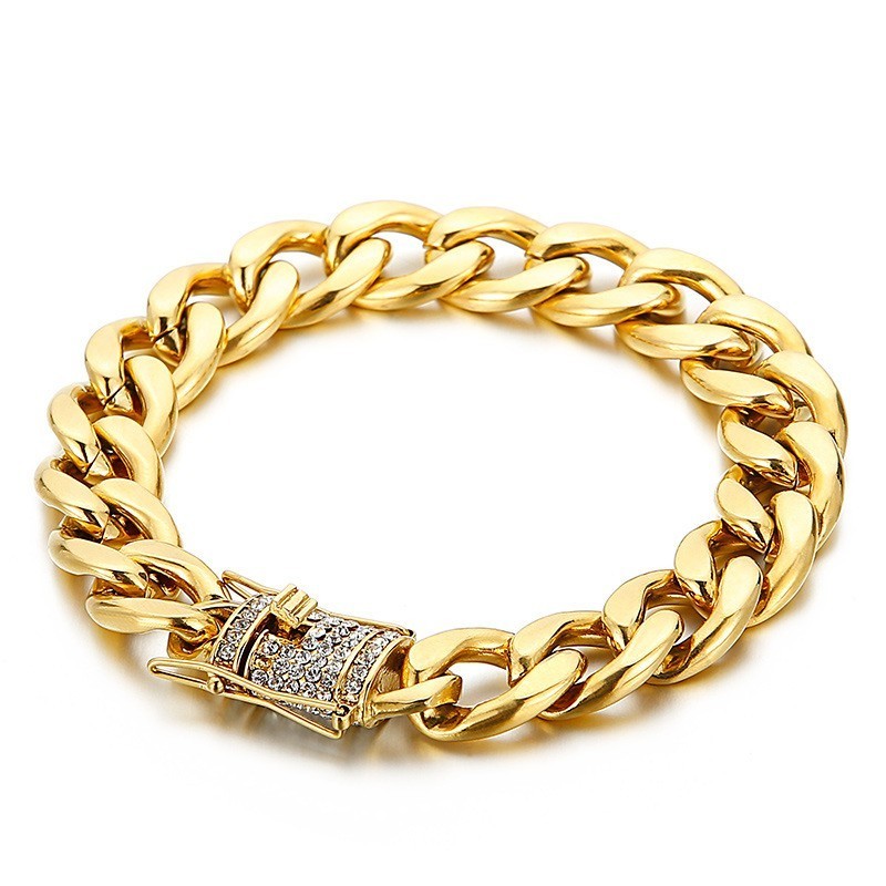 Bracciale A Catena Per Bicicletta Con Baffi Di Drago Di Diamanti Bracciale A Catena Per Bicicletta Con Baffi Di Drago Di Diamanti