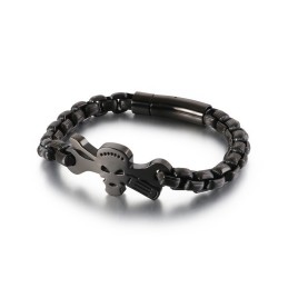 Bracciale Da Uomo Con Teschio In Titanio