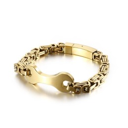 Bracciale A Catena In Titanio Da Uomo Fashion Tide Emperor