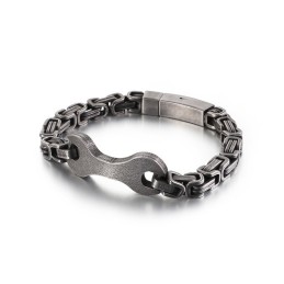 Bracciale A Catena In Titanio Da Uomo Fashion Tide Emperor