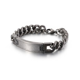 Bracciale In Titanio Da Uomo Fashion Bend